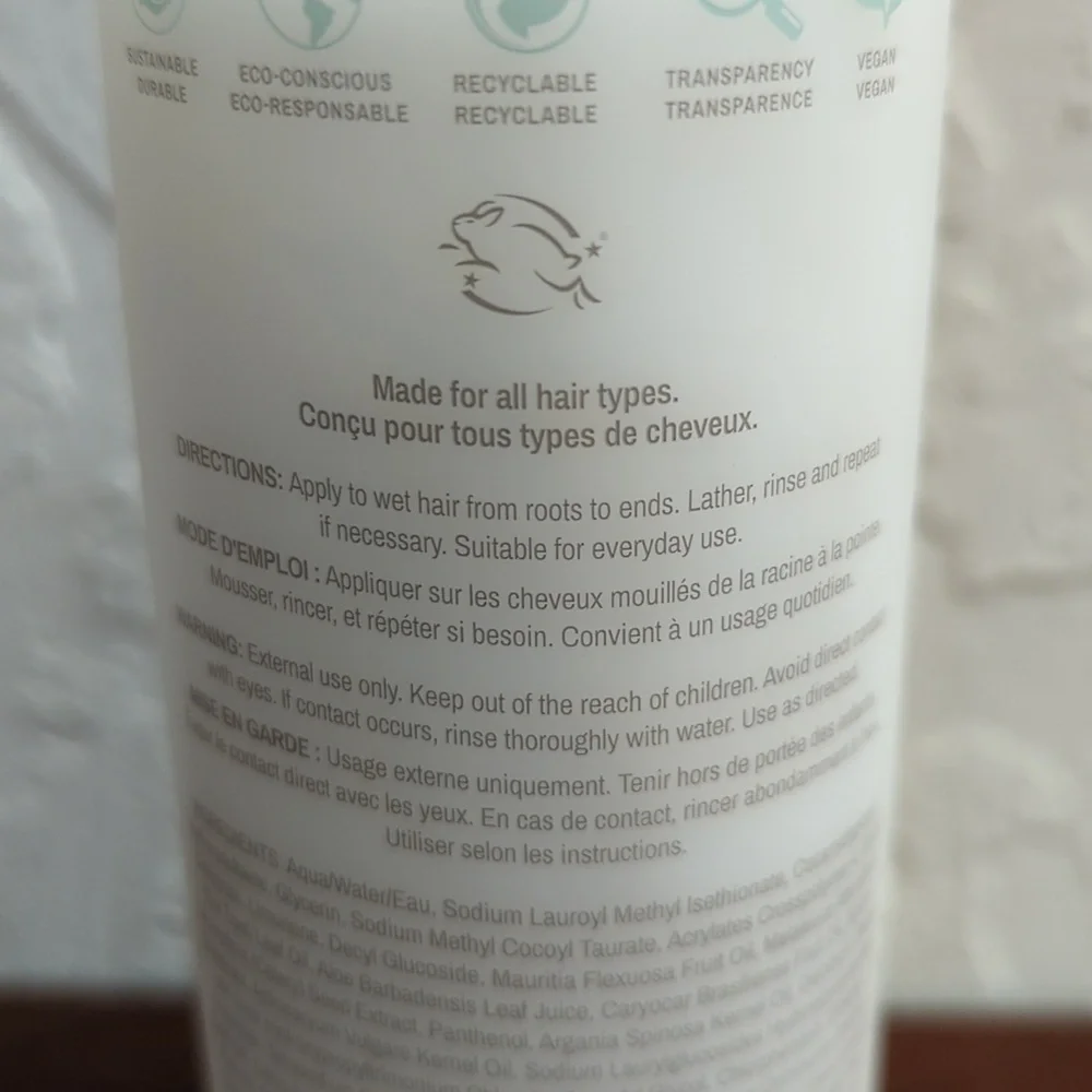 CLEAN RESERVE Buriti & Tucuma Essential Vegan Hair Shampoo 10 oz